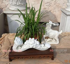 石雕工艺品-GYP4003-汉白玉如意