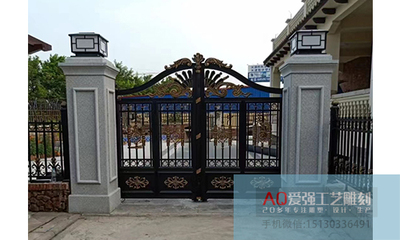 石雕压顶石柱帽柱顶石柱子灯座