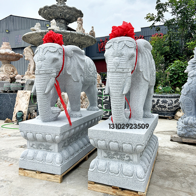 花岗岩石雕大象